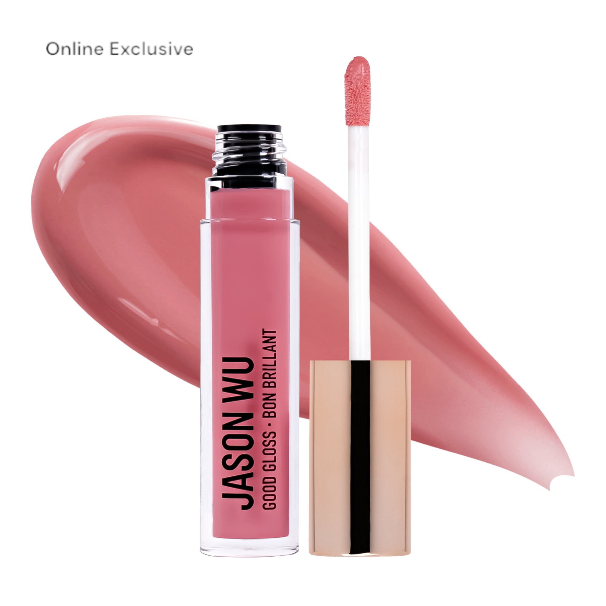 Jason Wu pink lip gloss with applicator and color swatch