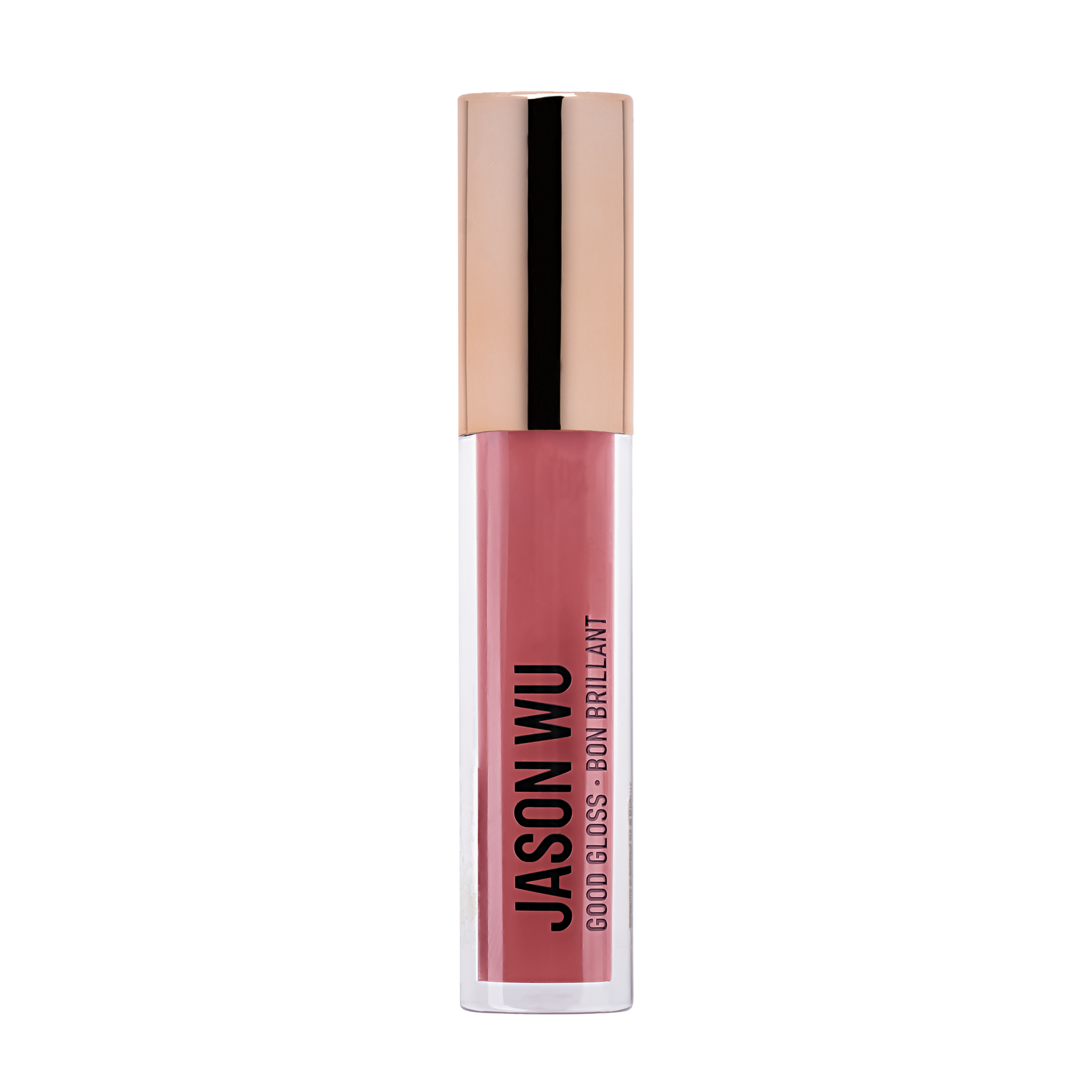 Tube of Jason Wu lip gloss with gold cap.