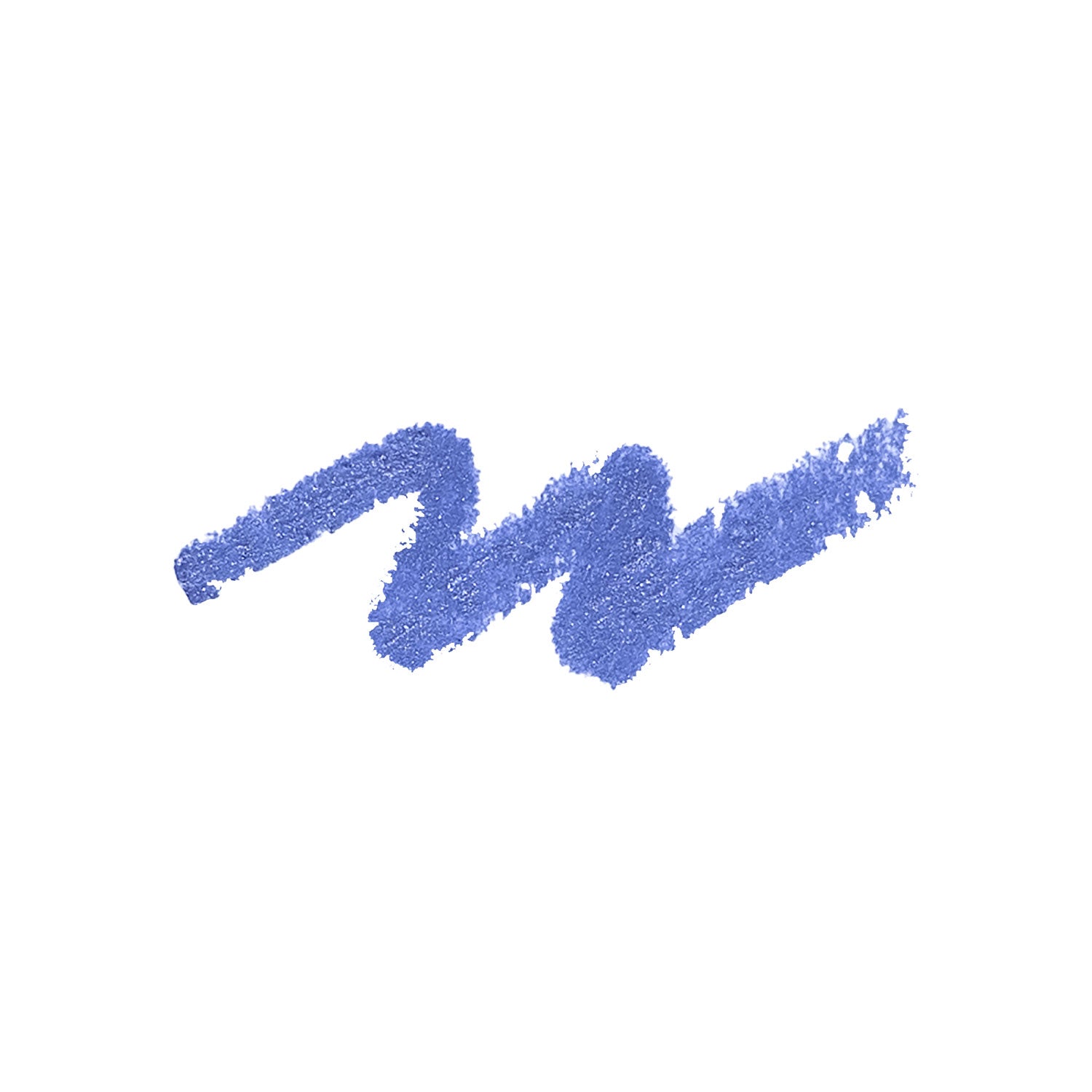 Blue crayon scribble on white background