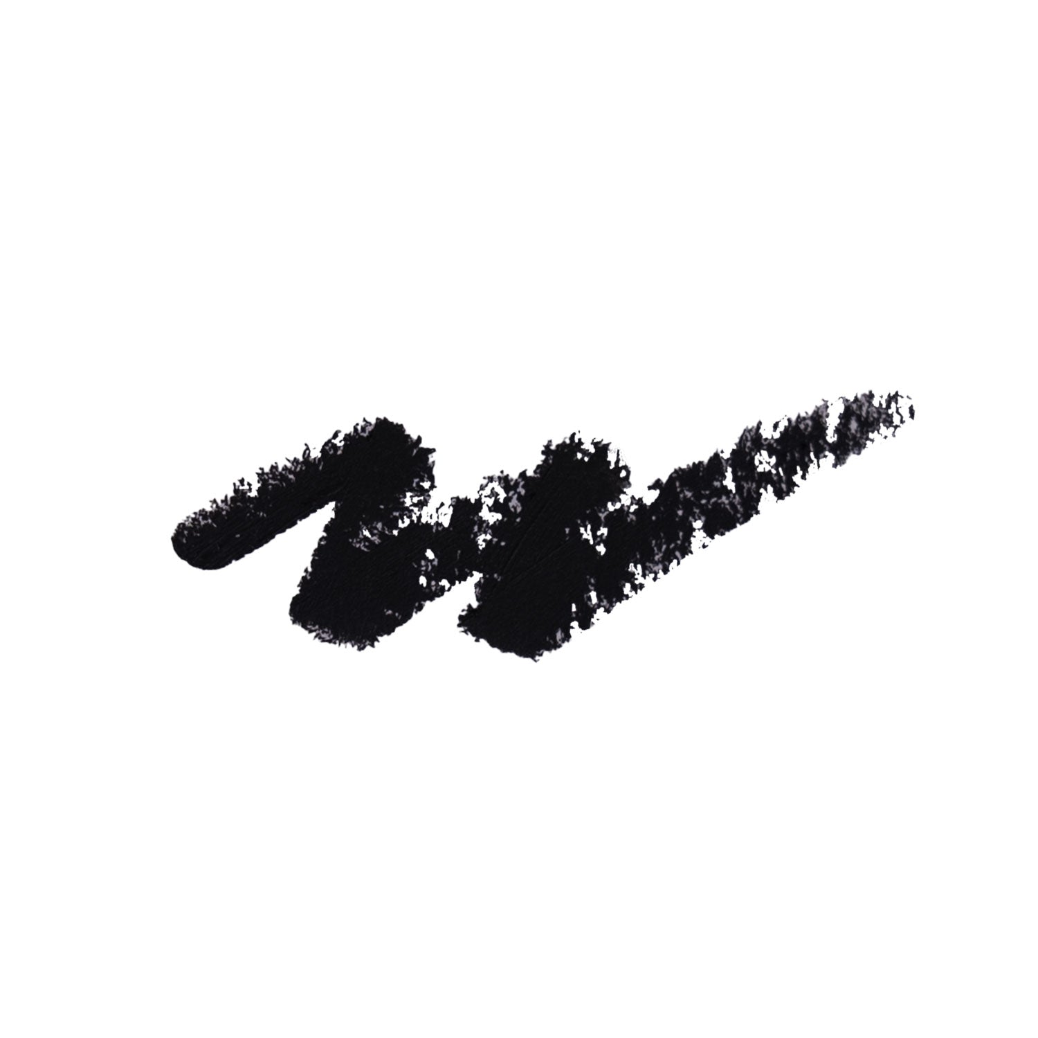 Black brushstroke texture on white background