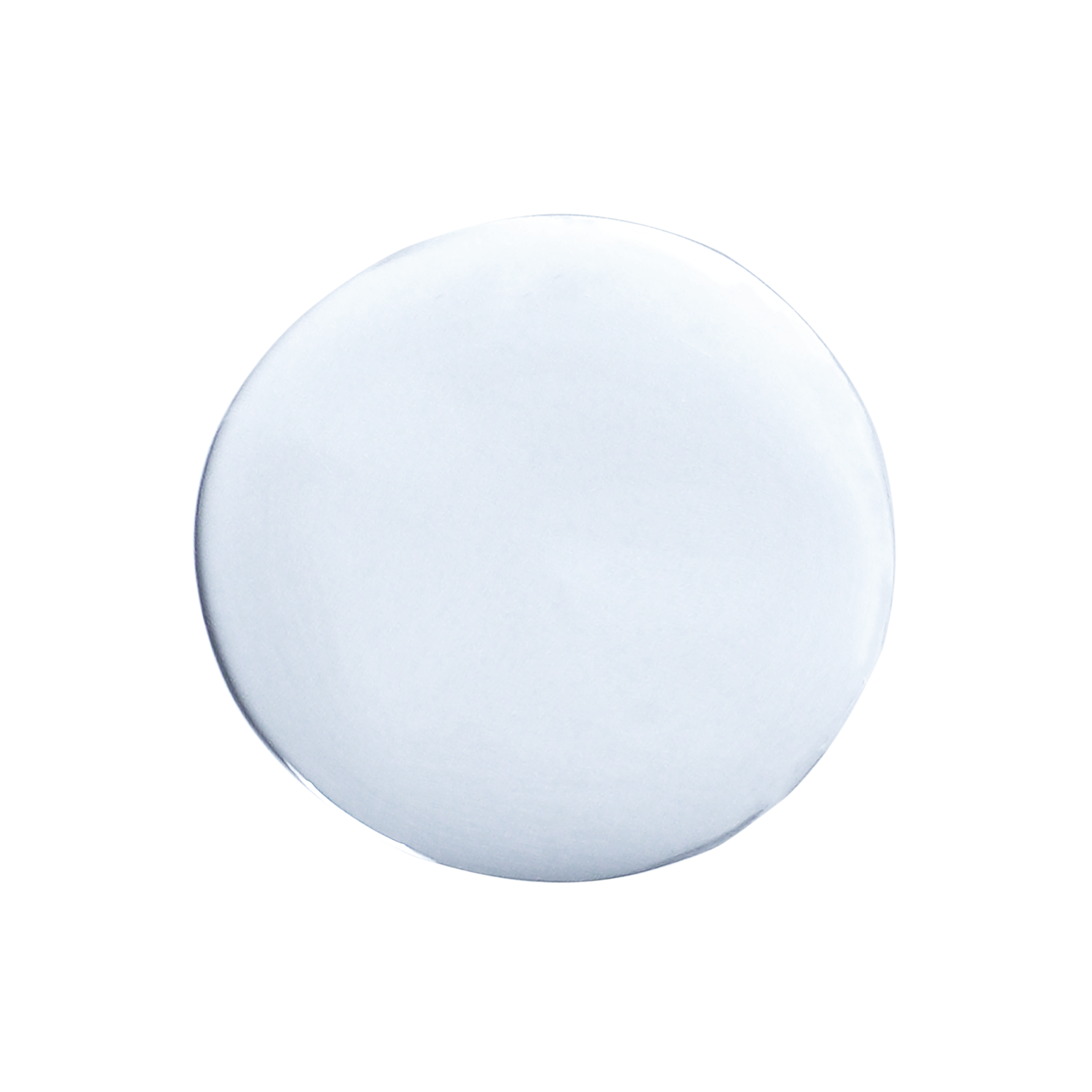 White porcelain plate on a plain background