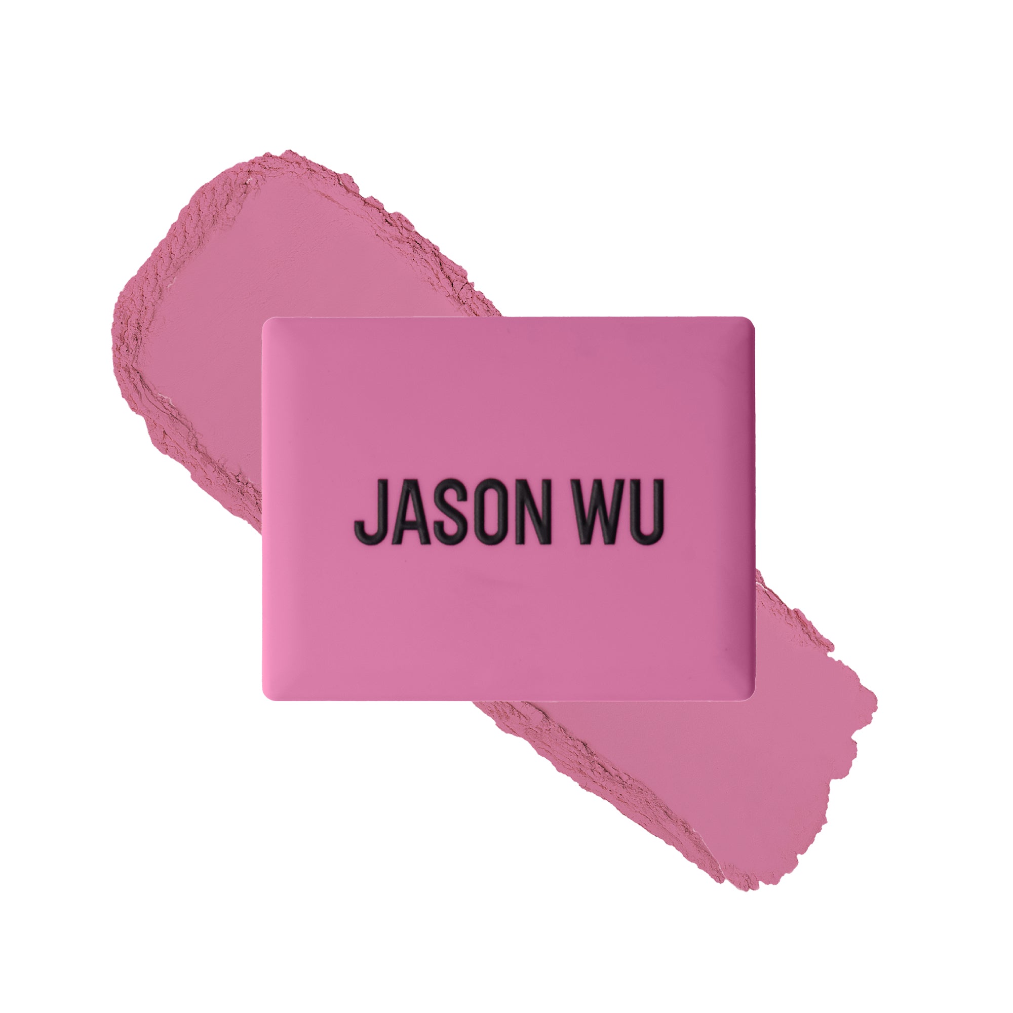 Pink cosmetic compact with 'Jason Wu' text