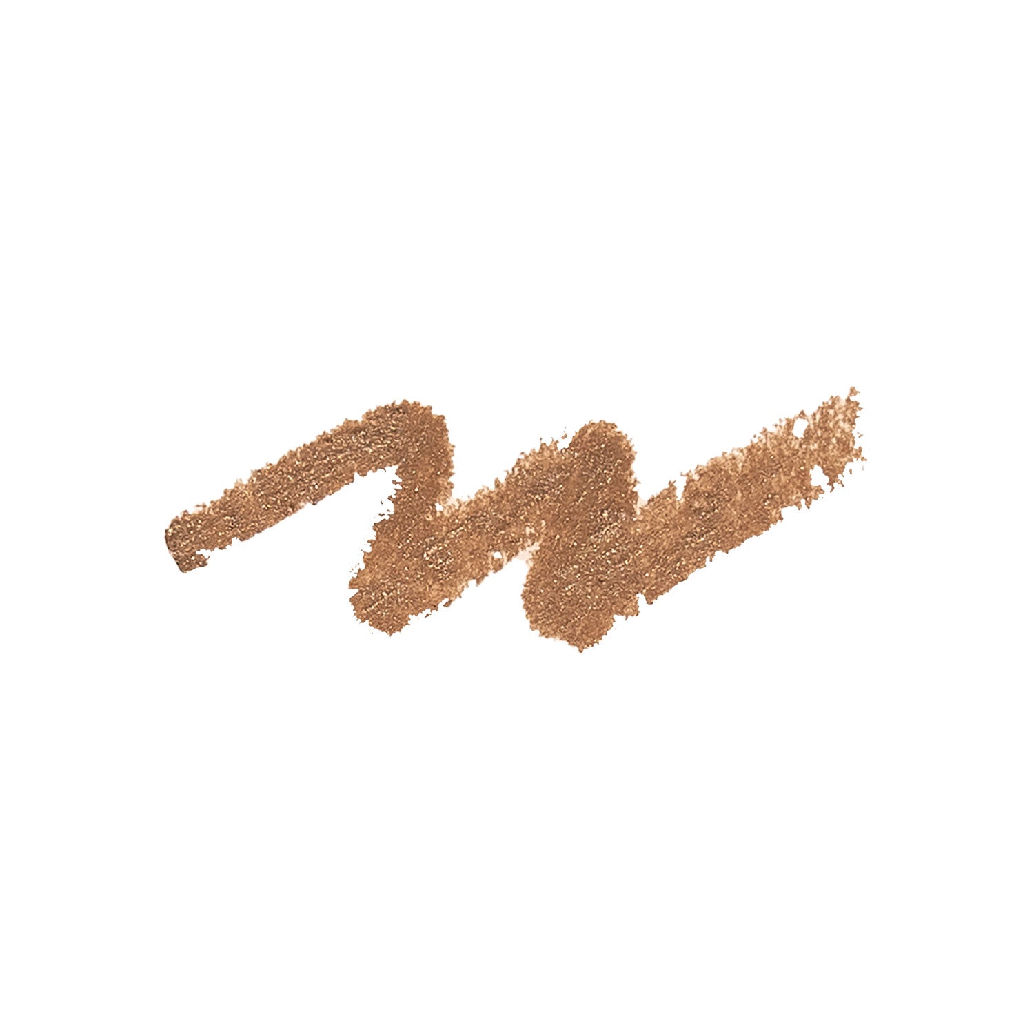 Brown makeup swatch on white background