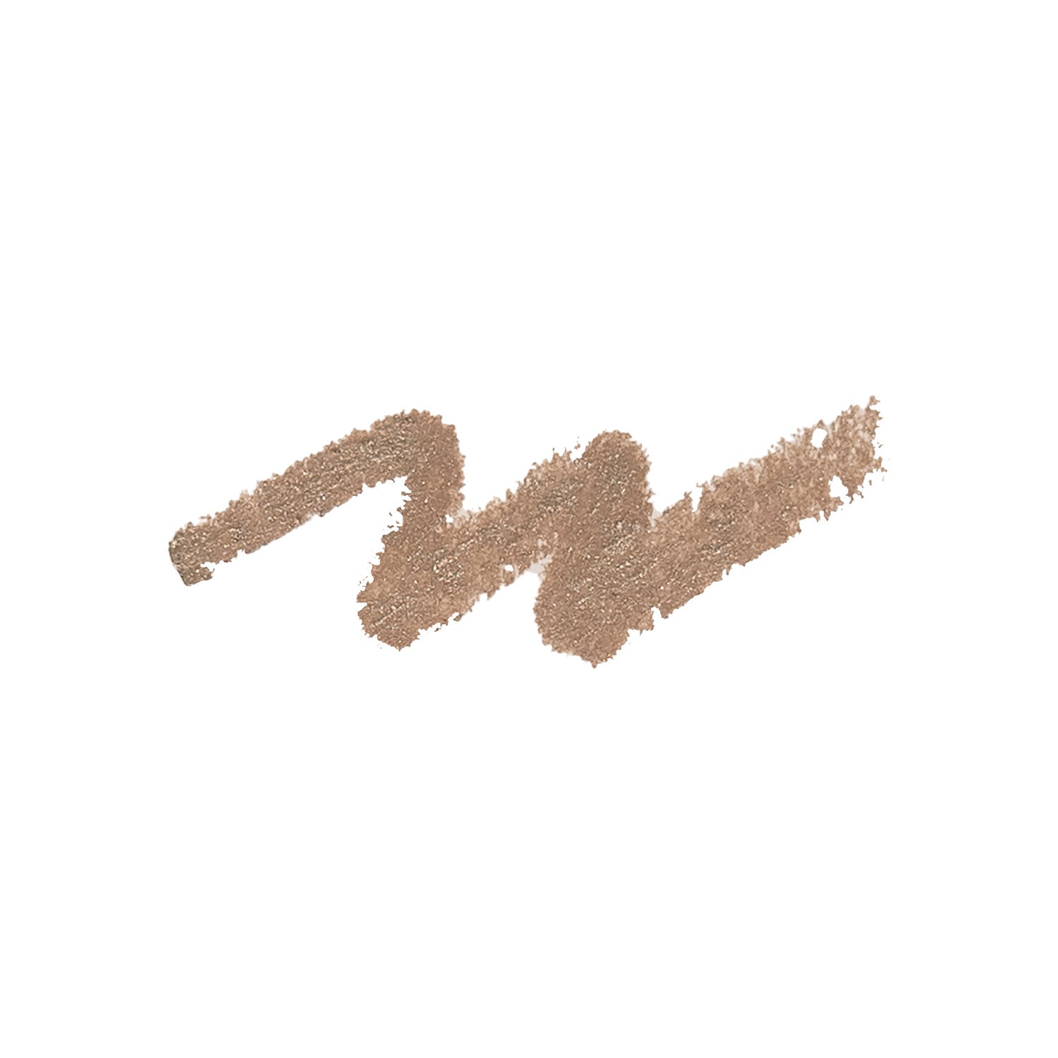 A swatch of beige crayon or makeup texture on a white background.