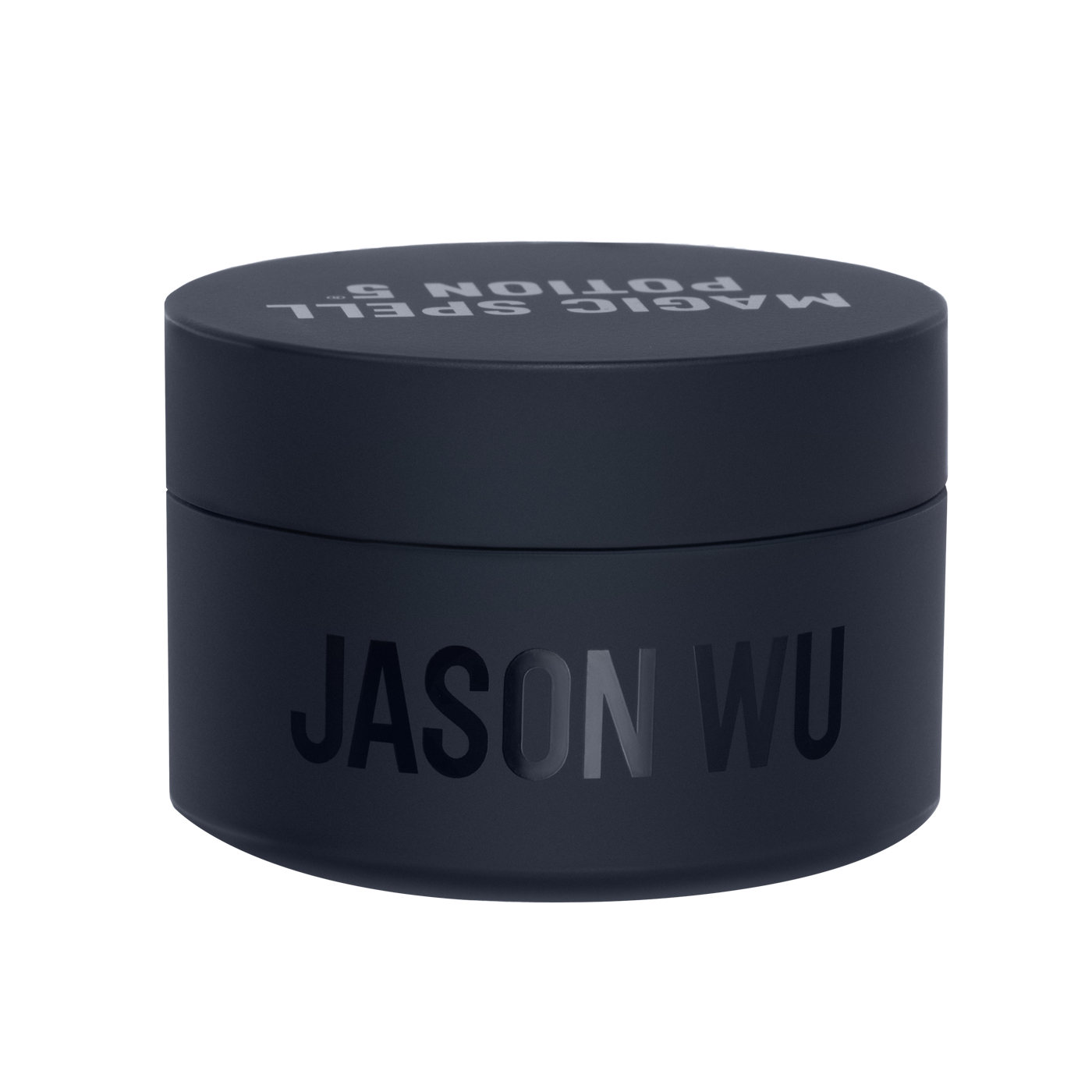 Black jar labeled 'Jason Wu'