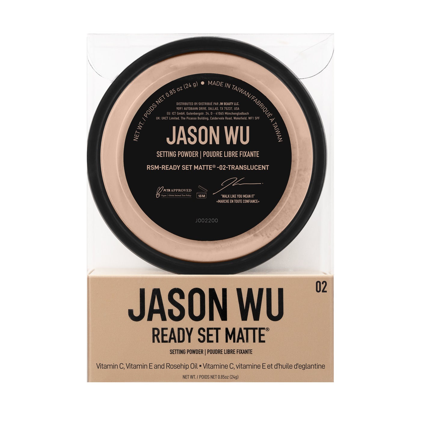 Jason Wu Ready Set Matte Setting Powder packaging