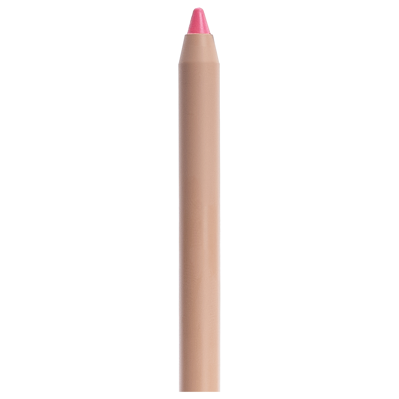 Pink lip pencil with a beige casing