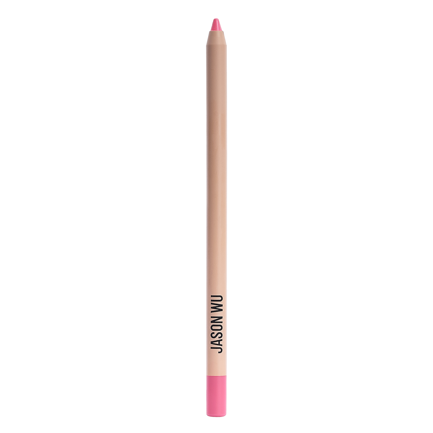 Pink lip pencil with black label text