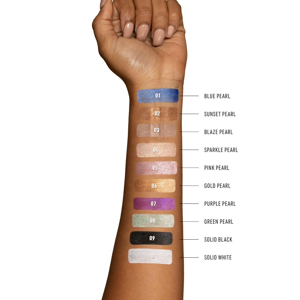 Jason-Wu-Beauty-JEWEL-STICK-08-Green-Pearl-Cream-Eyeshadow-arm-swatches